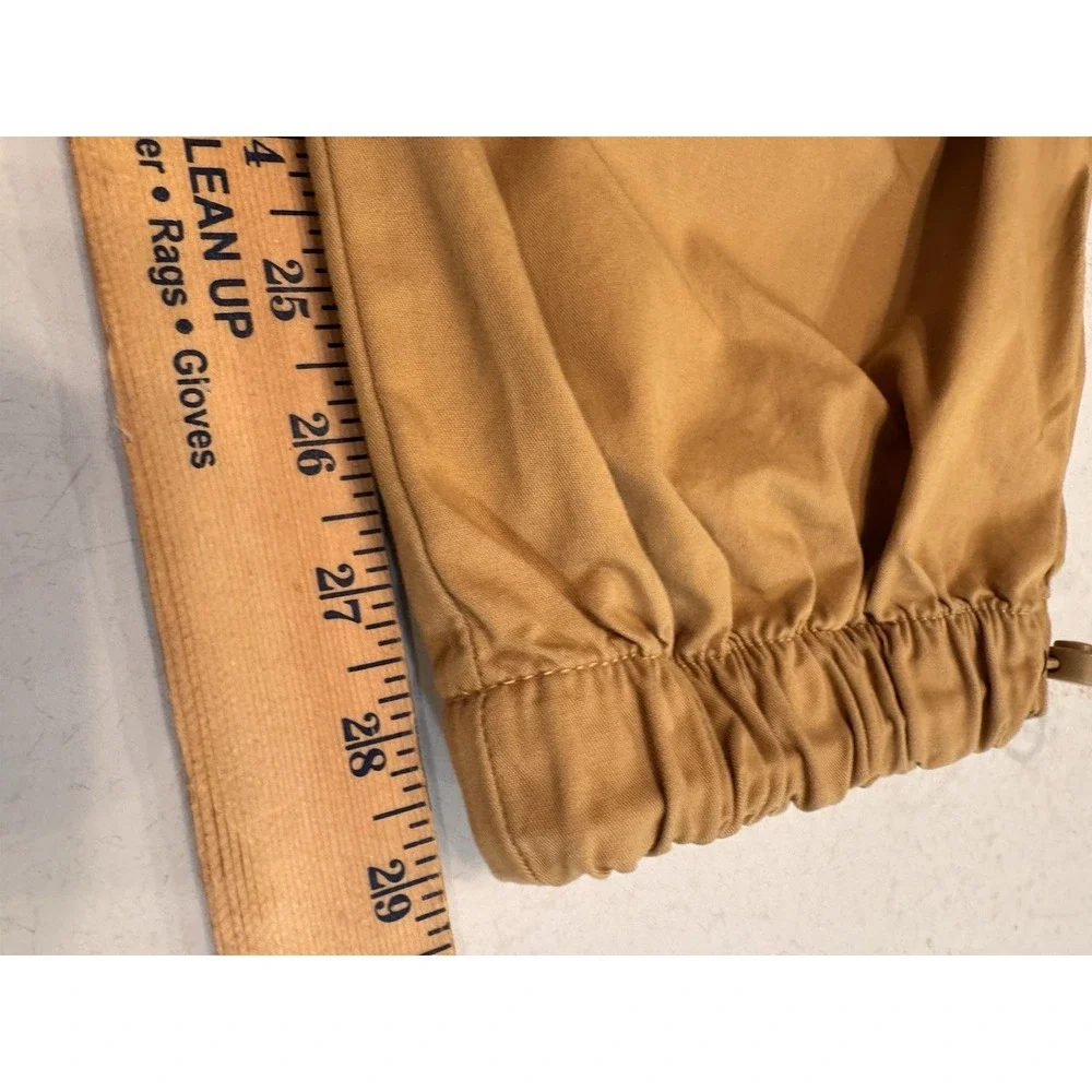 Anthropology Avec‎ Les Filles Cargo Jogger Pants Size L Mustard Golden Yellow